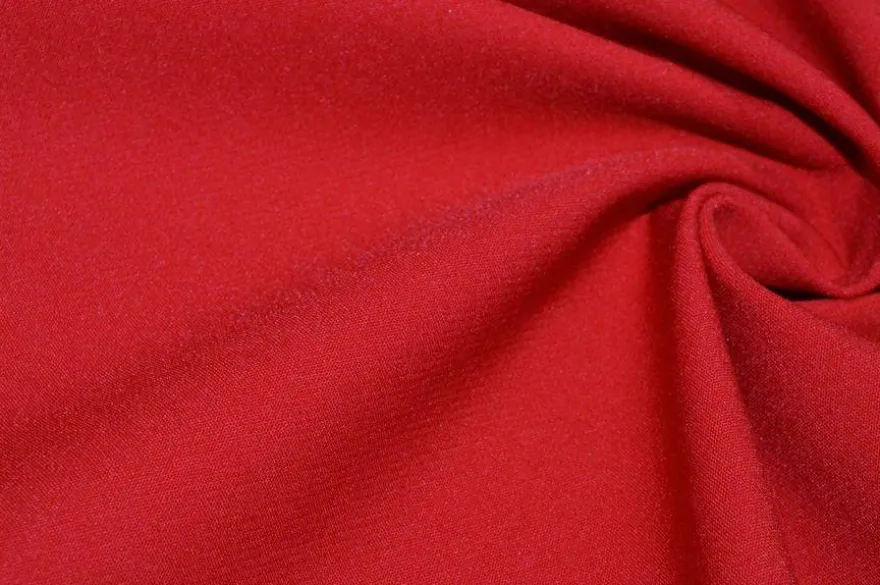 TESSUTO POLI-VISCOSA STRETCH ROSSO