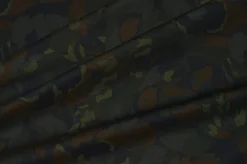TESSUTO POPELINE COTONE FANTASIA CAMOUFLAGE SCURO