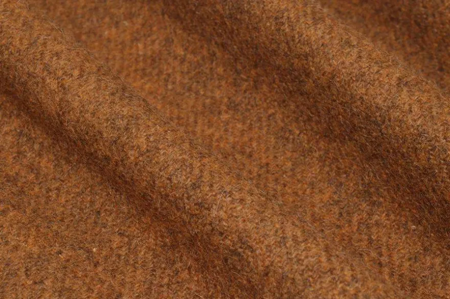 TESSUTO PURA LANA EFFETTO SHETLAND BRUCIATO MELANGE
