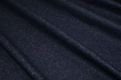 TESSUTO PURA LANA PESO GIACCA SPINATO BLU