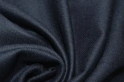 TESSUTO PURA LANA PETTINATA MICRO RIGHINA BLU