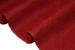 TESSUTO PURA LANA SHETLAND COLOR RUBINO