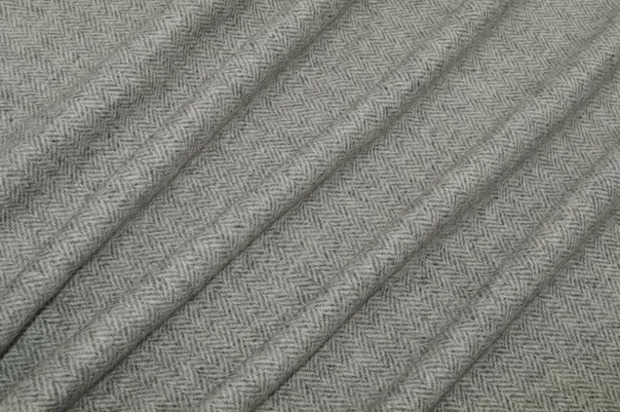 TESSUTO PURA LANA SPINATO GRIGIO