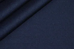 TESSUTO PURA LANA STRETCH GESSATO LUREX BLU