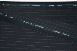 TESSUTO PURA LANA SUPER 120'S GESSATO GRIGIO ANTRACITE