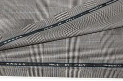 TESSUTO PURA LANA SUPER 120'S PRINCIPE DI GALLES RIQUARDO BLU