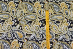TESSUTO PURA VISCOSA DISEGNO CASHMERE GRIGIO