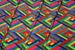 TESSUTO PURA VISCOSA FANTASIA GEOMETRICA