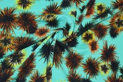 TESSUTO PURA VISCOSA FONDO VERDE ACQUA