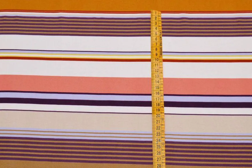 TESSUTO PURA VISCOSA RIGONE COLORI CALDI