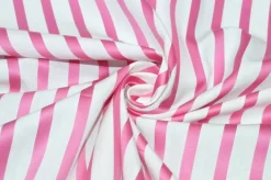 TESSUTO PURO COTONE CAMICERIA RIGA GRANDE ROSA