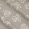 TESSUTO PURO COTONE FANTASIA CUORE TIROLESE AVORIO