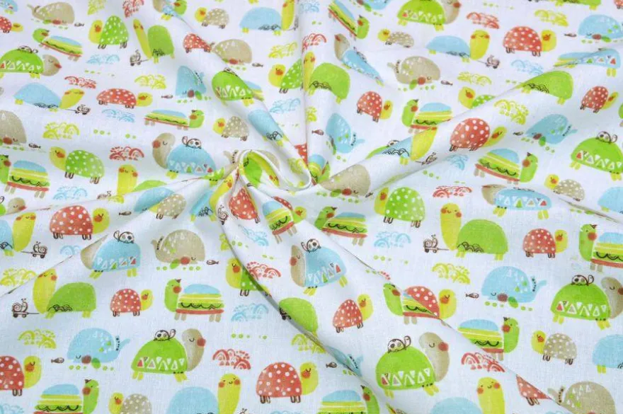 TESSUTO PURO COTONE FANTASIE BIMBO COORDINATE