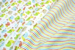 TESSUTO PURO COTONE FANTASIE BIMBO COORDINATE