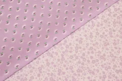 TESSUTO PURO COTONE FANTASIE PATCHWORK ABBINATE LILLA