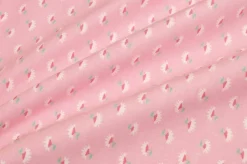 TESSUTO PURO COTONE FANTASIE PATCHWORK ABBINATE ROSA