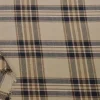 TESSUTO PURO COTONE TARTAN SCACCO BEIGE
