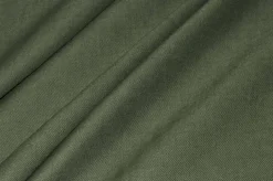 TESSUTO PURO LINO ABITI UOMO VERDE MILITARE