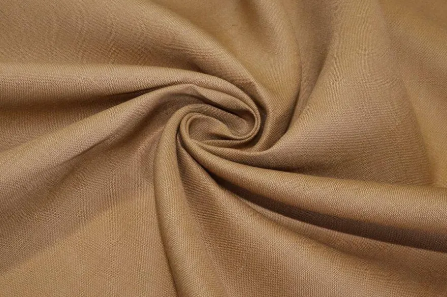 TESSUTO PURO LINO ABITO UOMO BEIGE