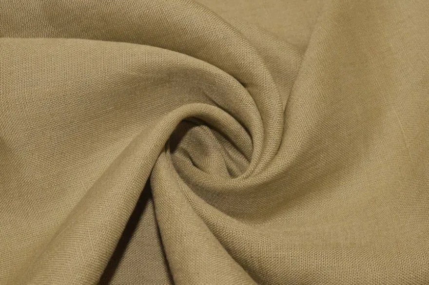 TESSUTO PURO LINO BEIGE