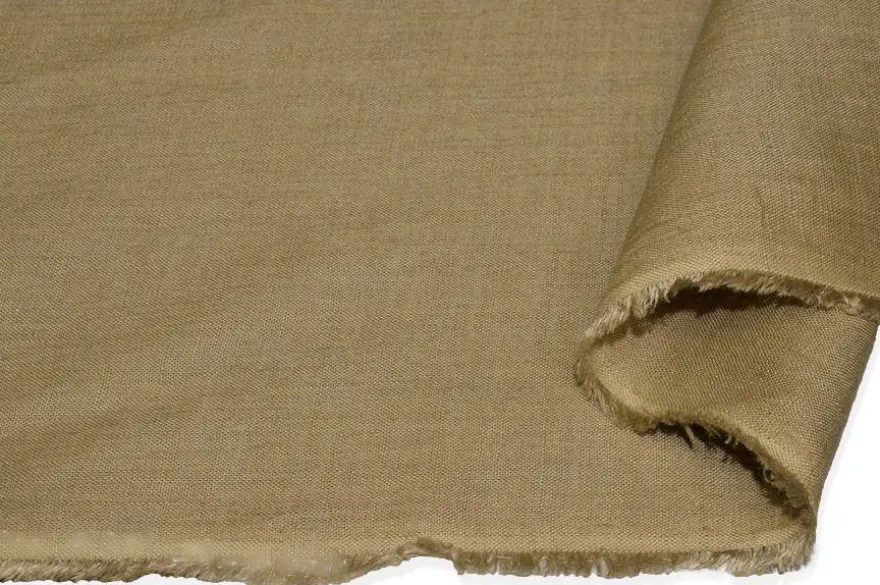 TESSUTO PURO LINO BEIGE
