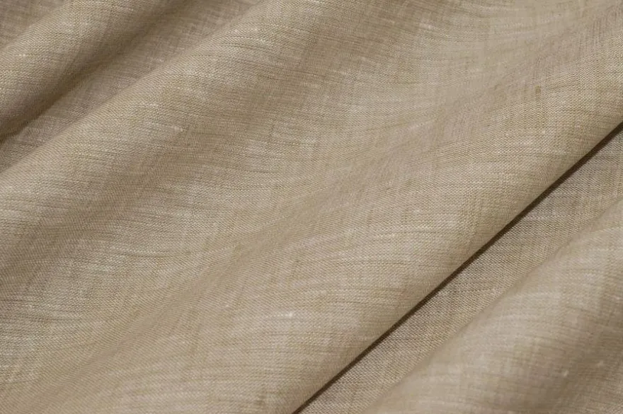 TESSUTO PURO LINO BEIGE