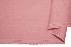 TESSUTO PURO LINO COLORE ROSA