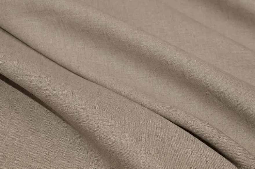 TESSUTO PURO LINO COLOR SABBIA