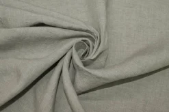 TESSUTO PURO LINO GRIGIO MELANGE