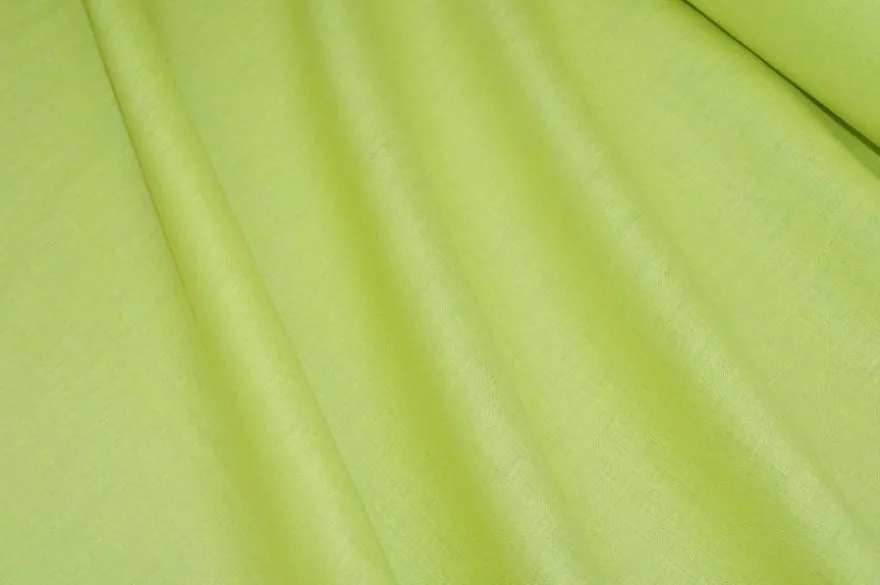 TESSUTO PURO LINO LIME