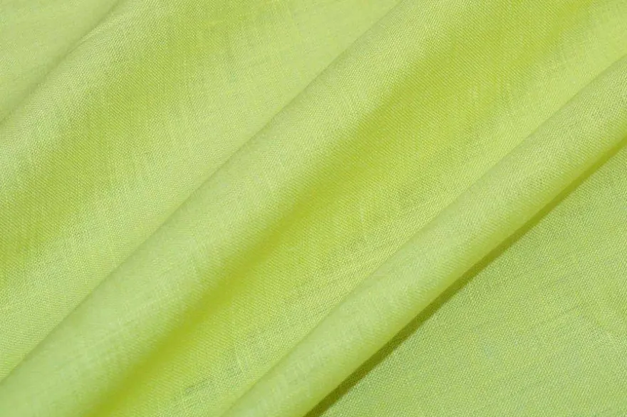TESSUTO PURO LINO LIME