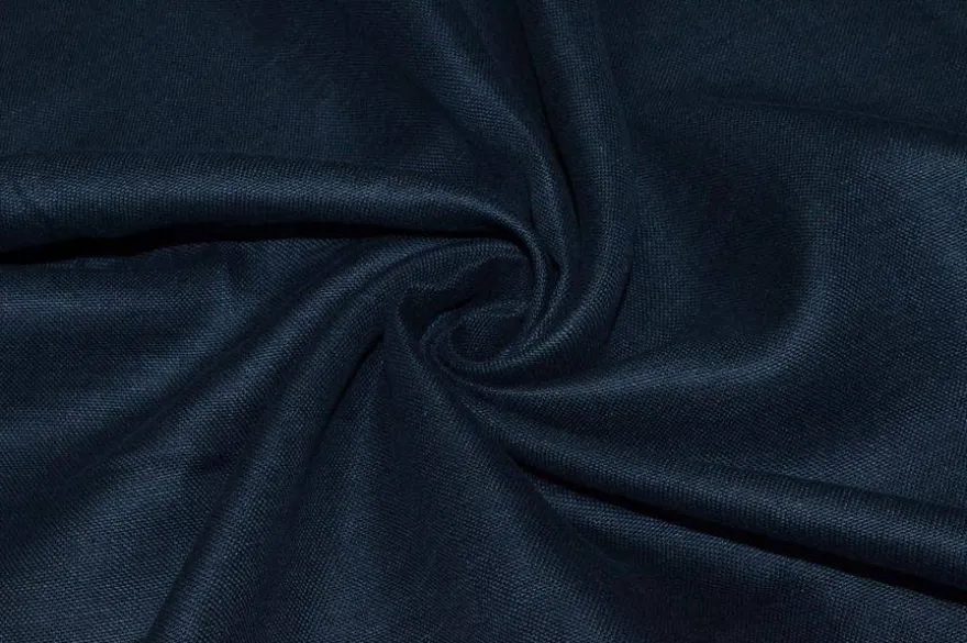 TESSUTO PURO LINO PESANTE BLU ABITI UOMO