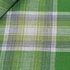 TESSUTO PURO LINO SCACCO VERDE