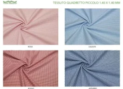 TESSUTO QUADRETTO PICCOLO 1.40 X 1.40 MM