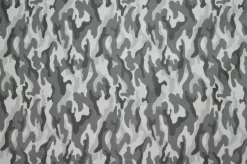TESSUTO RASATELLO COTONE MIMETICO GRIGIO