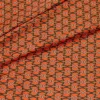 TESSUTO RASATELLO STREATCH FANTASIA ALTA MODA ARANCIO
