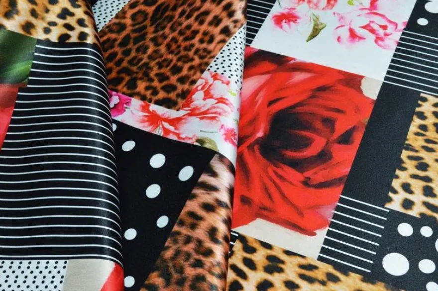 TESSUTO RASONE FANTASIA PATCHWORK ALTA MODA