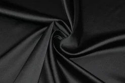 TESSUTO RASONE NERO ELASTICIZZATO