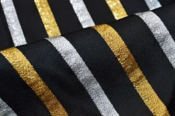 TESSUTO RIGA LUREX ORO ARGENTO