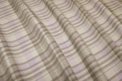 TESSUTO STRETCH SCACCO LILLA