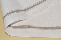TESSUTO STROFINACCI PURO LINO RIGA COLORATA