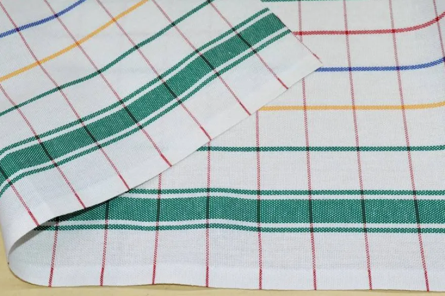 TESSUTO STROFINACCI SCACCO MULTICOLOR
