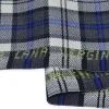 TESSUTO TARTAN PURA LANA GRIGIO BLU