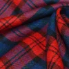 TESSUTO TARTAN PURA LANA ROSSO BLU