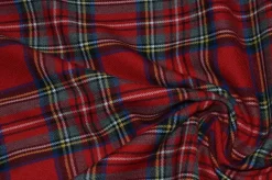 TESSUTO TARTAN ROSSO/GRIGIO