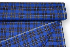 TESSUTO TARTAN SCOZZESE BLUETTE
