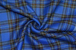 TESSUTO TARTAN SCOZZESE BLUETTE