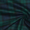 TESSUTO TARTAN SCOZZESE LANA VERDE BLU