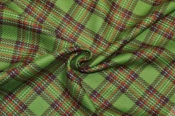 TESSUTO TARTAN SCOZZESE VERDE