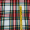 TESSUTO TARTAN STREATCH BIANCO